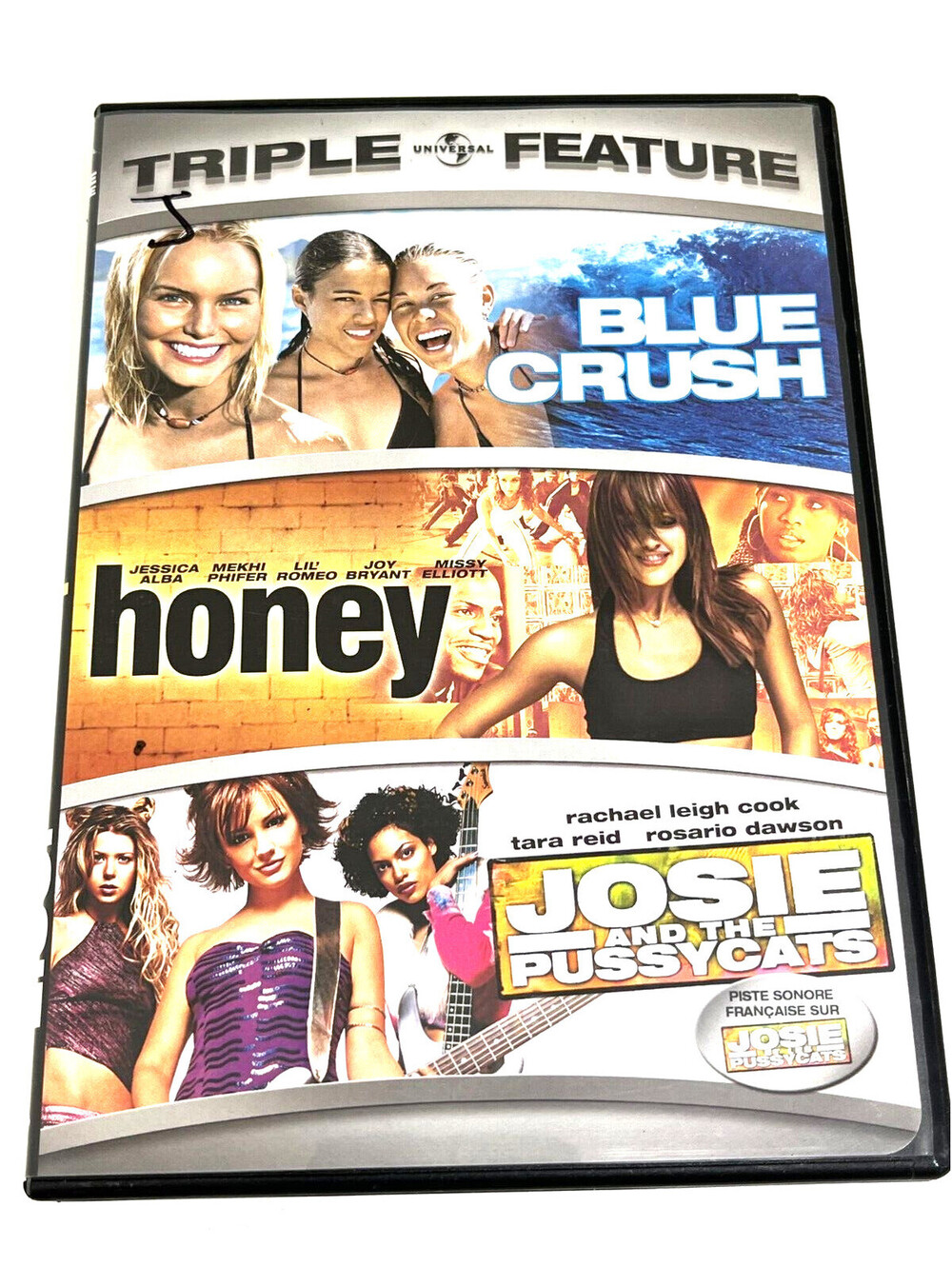 Blue Crush/Honey/Josie and the Pussycats (DVD, 2007, 2-Disc Set, Universal